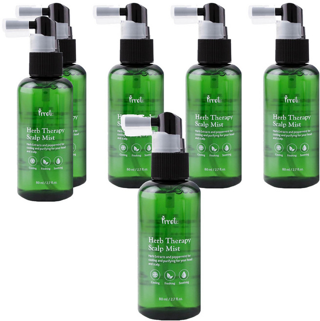 Prreti 頭皮呼吸植萃噴霧, 80ml, 6瓶