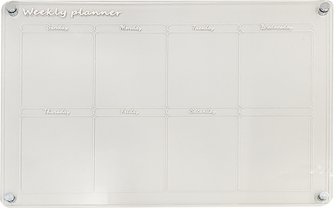 磁吸記事板 每周板, 1個