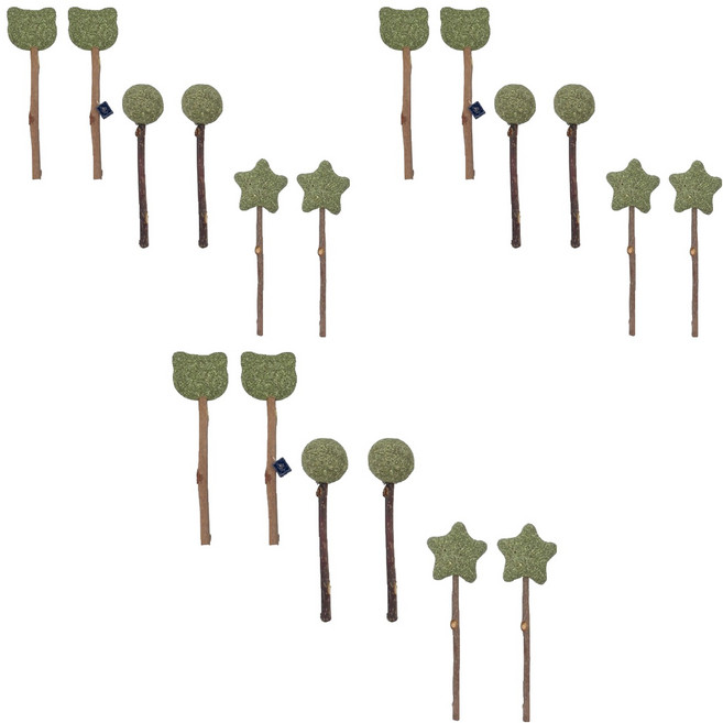 딩동펫 고양이 마따따비 사탕스틱 3종 x 2p 세트, 캣닢, 2세트