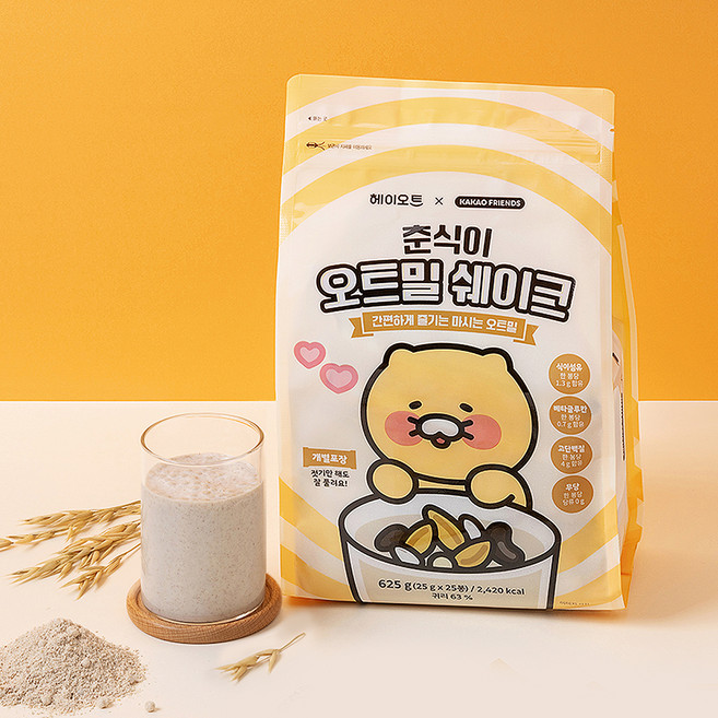 heyoat 春植燕麥奶昔 25入, 625g, 1個