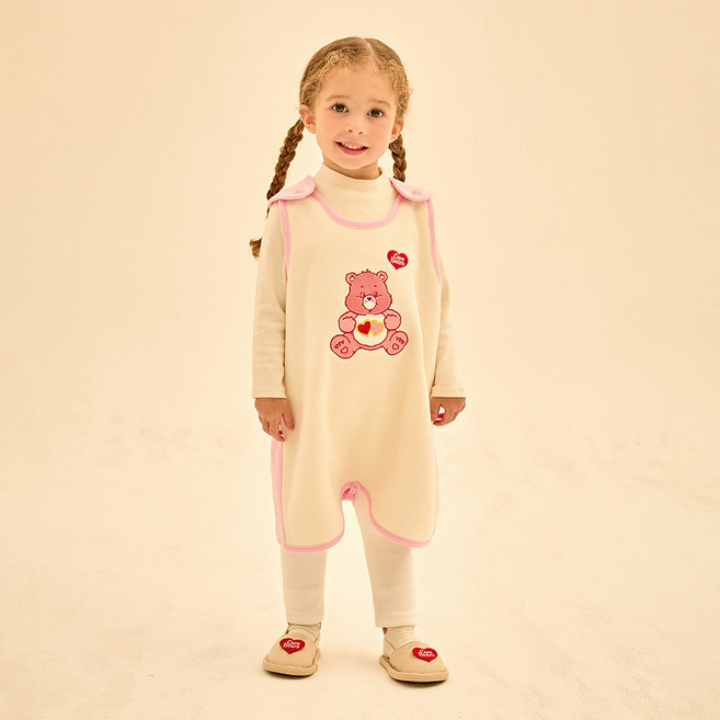 케어베어 아동용 몽실몽실 수면조끼