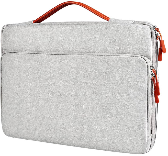 POLYWELL 寶利威爾 時尚手提筆電包 PW15-T65-0378, 麻灰色, 1個