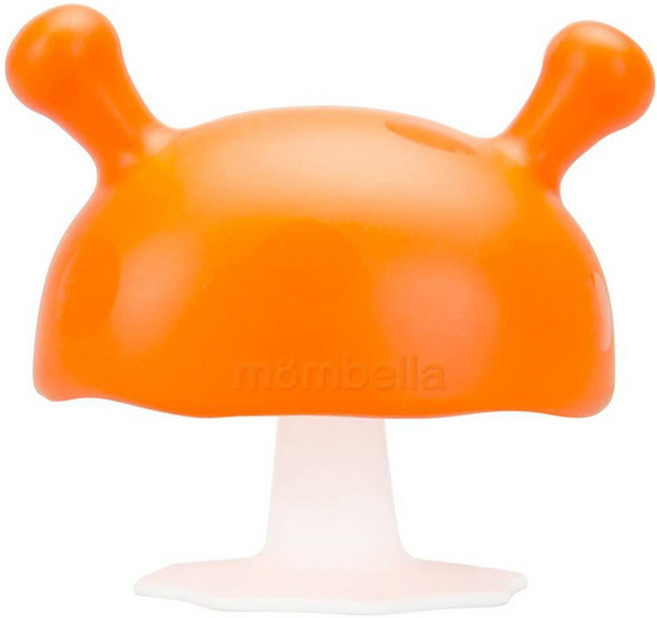 mombella 啾比小蘑菇固齒器, 固齒器, 橘色, 1個
