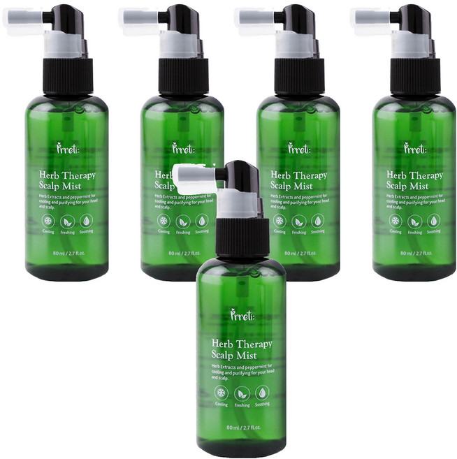 Prreti 頭皮呼吸植萃噴霧, 80ml, 5瓶