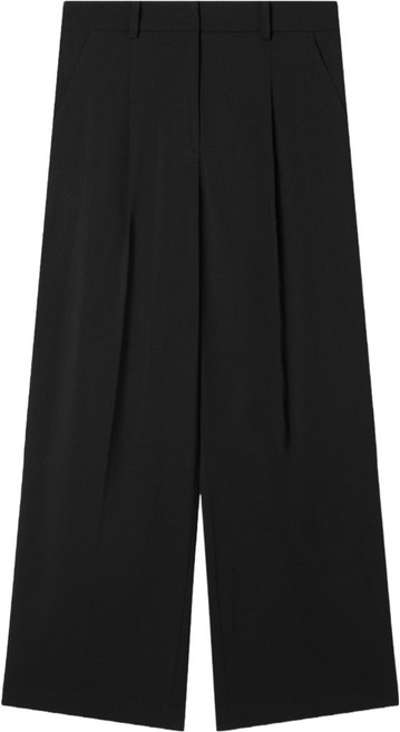 미쏘 여성용 10부 세미와이드 베이직 핏업팬츠