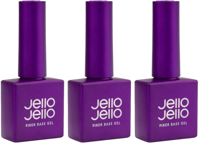젤로젤로 픽서 베이스 젤, 3개, 10ml