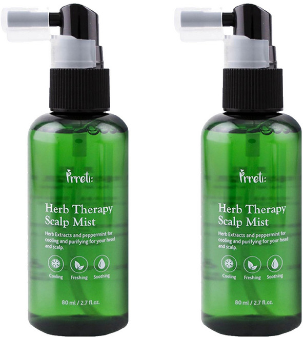 Prreti 頭皮呼吸植萃噴霧, 80ml, 2瓶