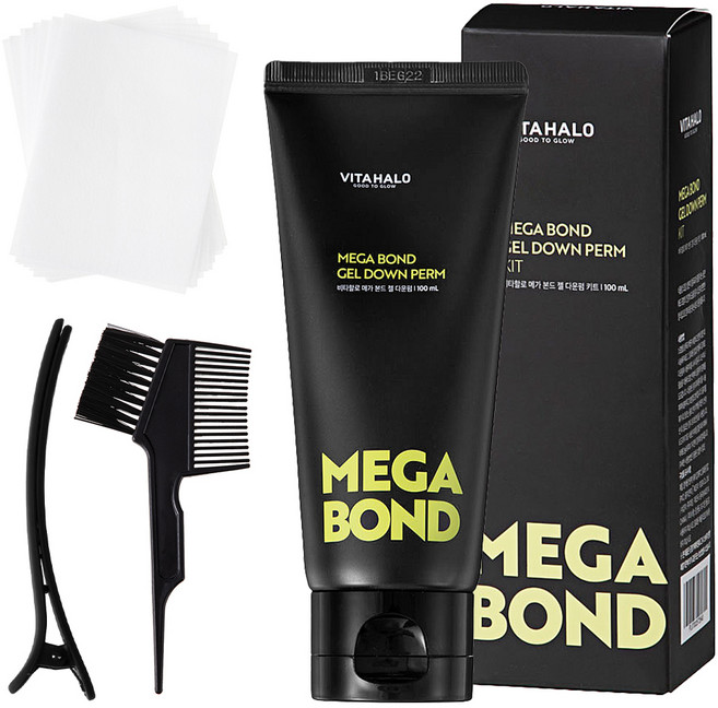 비타할로 메가 본드 젤 다운펌 키트 100ml, 1세트
