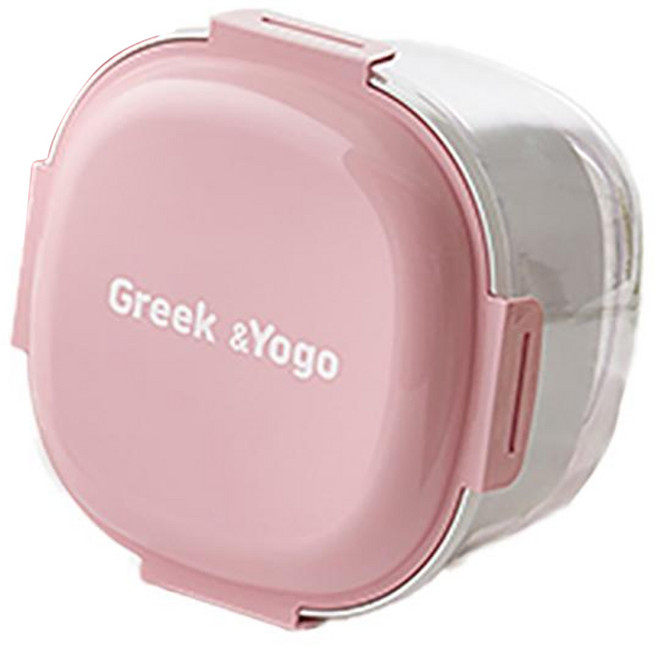 Greek&Yogo 希臘優格製作器 2.6L 粉紅色 1入, 1個, 粉色