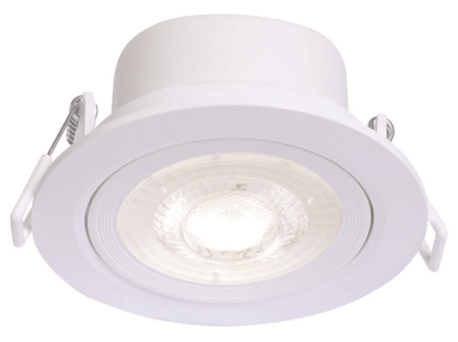 DANCELIGHT 舞光 浩克崁燈 5W 6000k R2 7cm 白框, 1個