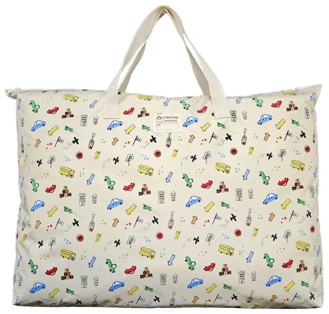 클린유니폼 방수 낮잠이불 가방, 6아이보리 미니카