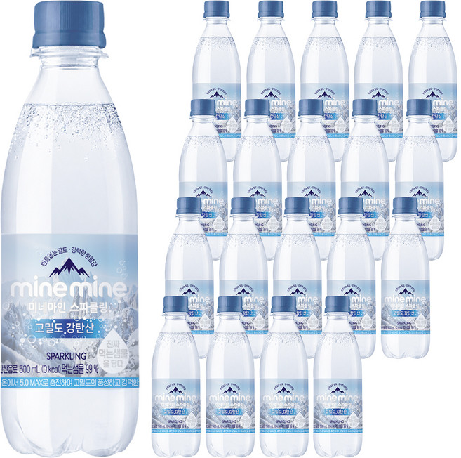 동원 미네마인 스파클링 동원 고밀도 강탄산, 500ml, 20개