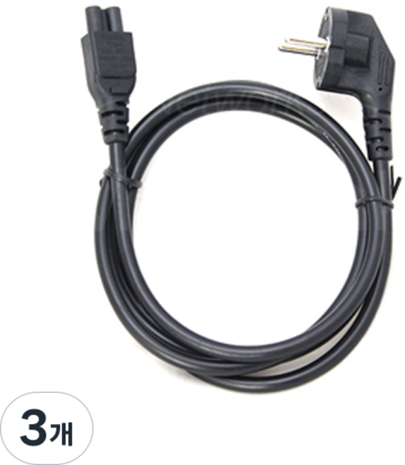 마하링크 국산 3구 크로바 전원 코드 파워케이블 ML-PW3030, 3개, 3m