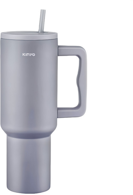 Kinyo 不鏽鋼大容量保溫杯 KIM-3025, 灰色, 1.2L, 1個
