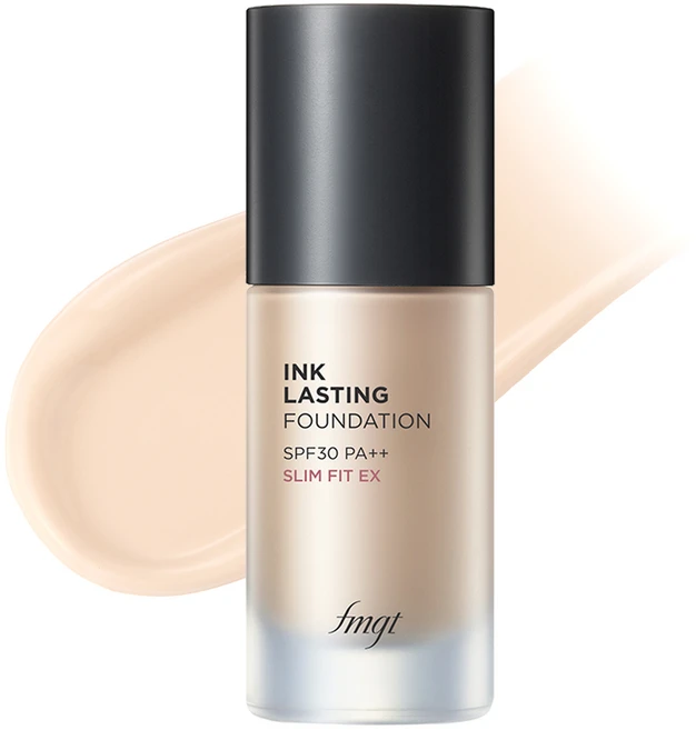 더페이스샵 잉크래스팅 파운데이션 슬림핏 이엑스 30ml, 1개, V201 애프리콧베이지 - 쿠팡
