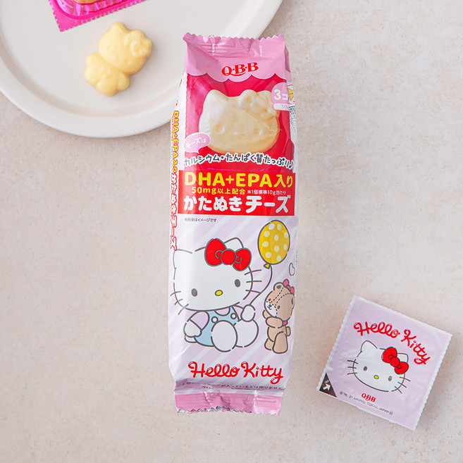 QBB 헬로키티 모양치즈, 10g, 3개입, 1개