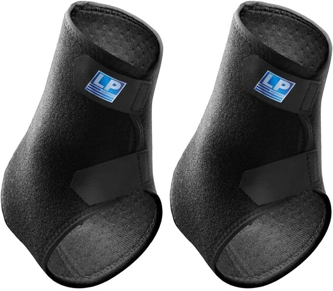 LP SUPPORT 分段可調式護踝, 2個, 757CN-BK
