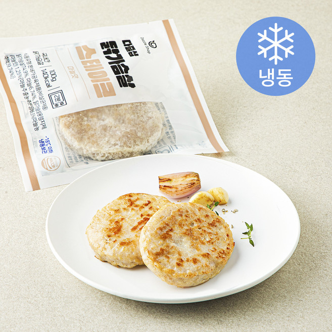 다즐샵 닭가슴살 스테이크 마늘맛 (냉동), 100g, 1개입, 5개