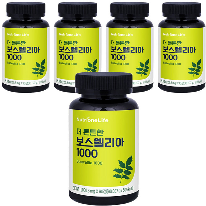 뉴트리원 더 튼튼한 보스웰리아 1000, 90정, 5개