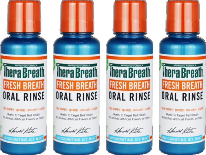 테라브레스 프레시브레스 가글 미니사이즈 아이시민트 향, 150ml, 4개