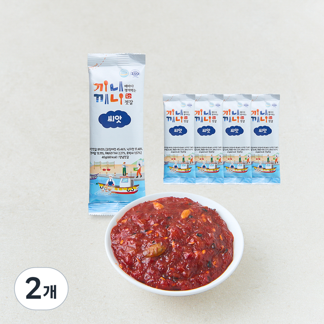 천년의젓갈협동조합 끼니끼니 씨앗젓 5개입, 200g, 2개