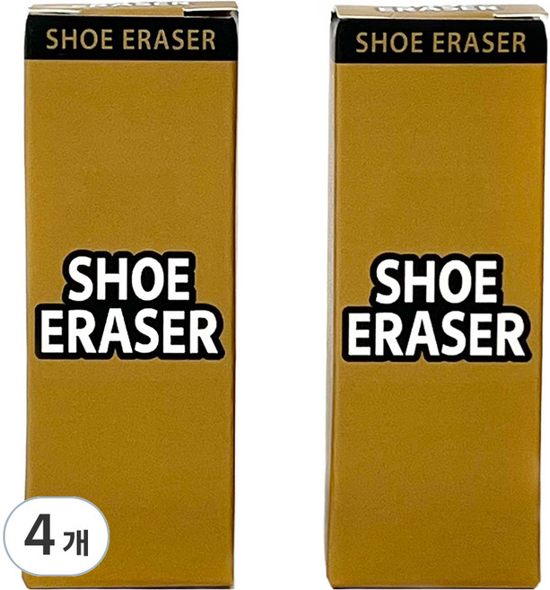 타히크 신발 얼룩제거 지우개, 80g, 4개