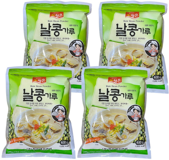 청은 날콩가루, 4개, 400g