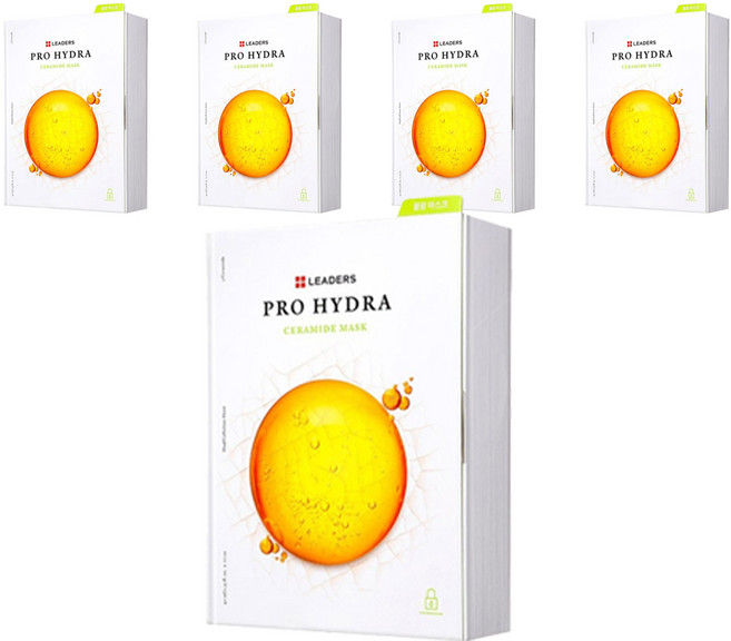 LEADERS 麗得姿 Pro Hydra 神經酰胺面膜 40ml, 10片, 5盒