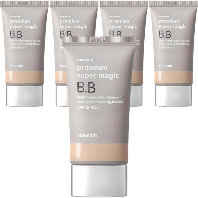 한스킨 프리미엄 수퍼 매직 비비크림 SPF30 PA++, 45g, 5개
