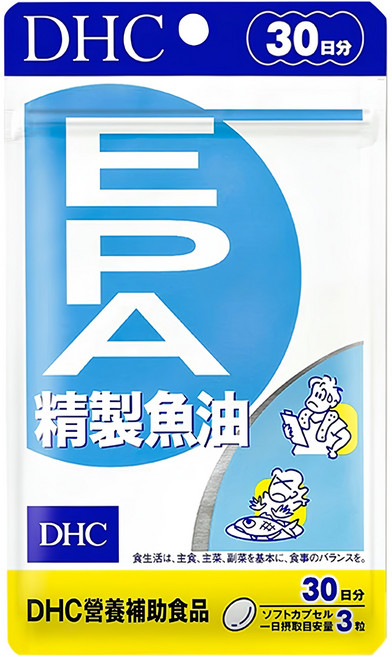 DHC 台灣公司貨 精製魚油EPA 30日份, 90顆, 433mg, 1包