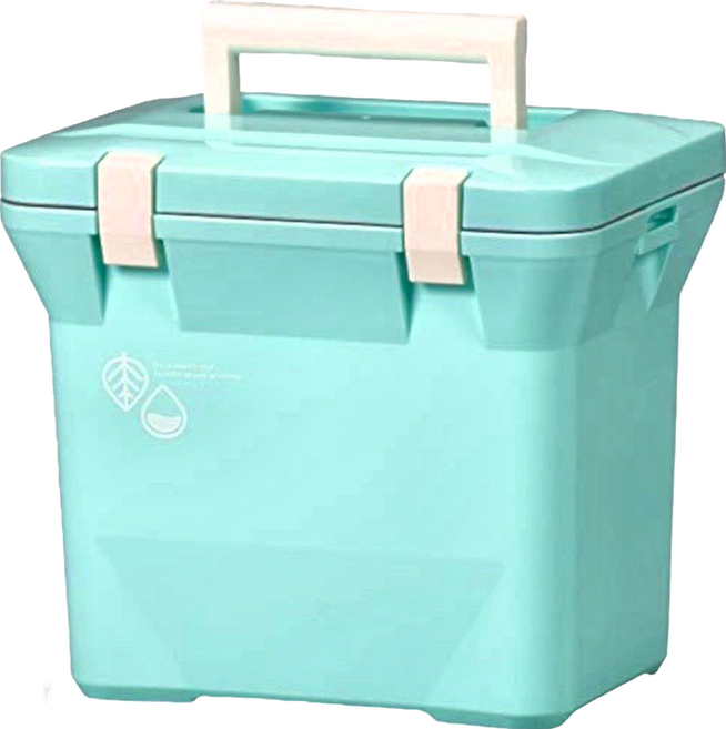 Livewell 繽紛色系保溫冰箱 日本製造, 蒂芬妮綠, 15L