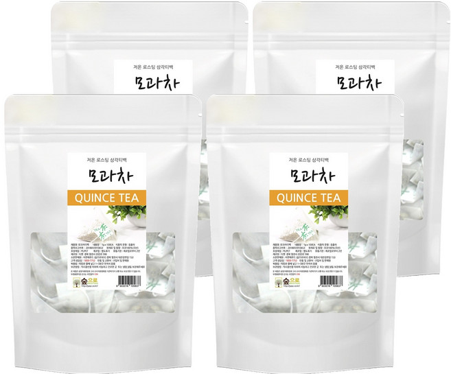 숲으로허브 모과차 삼각티백, 1g, 100개입, 4개