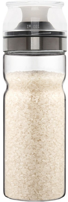 키텐실 블랙엣지 내열유리 밀폐 보관용기, 1100ml, 1개