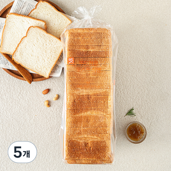 아워홈 부드러운 토스트식빵, 700g, 5개