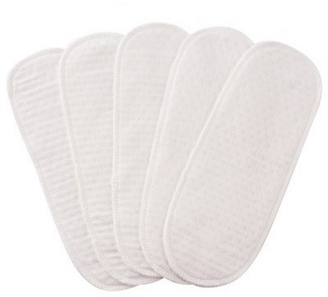 네이처수 대나무 면생리대 리필패드, 중형, 5개, 1개입