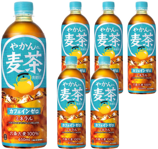 爽健美茶 本格麥香麥茶, 650ml, 6個