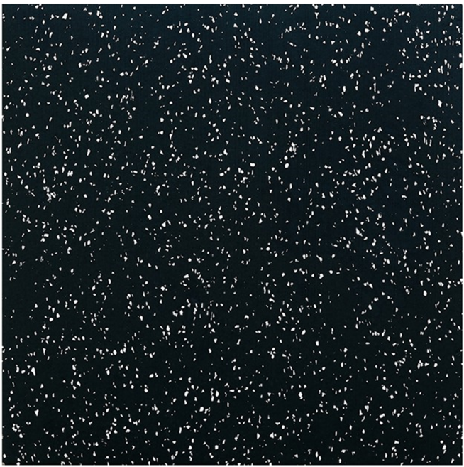 트라히어 SP 헬스 운동기구 고무 바닥재 매트, 검정색 + 흰색, 1개