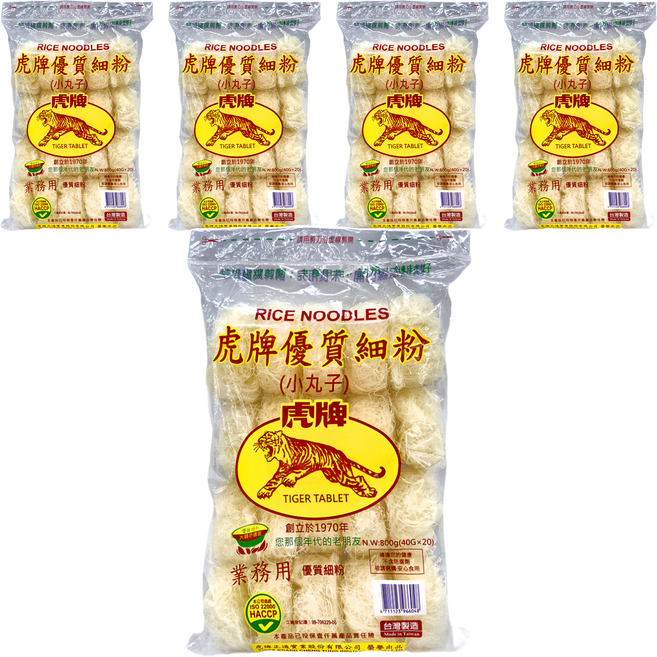 虎牌 優質細粉 小丸子, 800g, 5包
