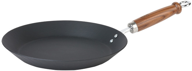 800도씨 우드핸들 무쇠 후라이팬, 28 cm, 1개