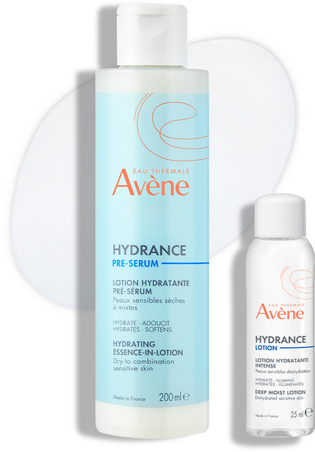 아벤느 이드랑스 온천수 수분 부스팅 에센스 인 로션 200ml + 딥 모이스트 로션 25ml 세트, 1세트