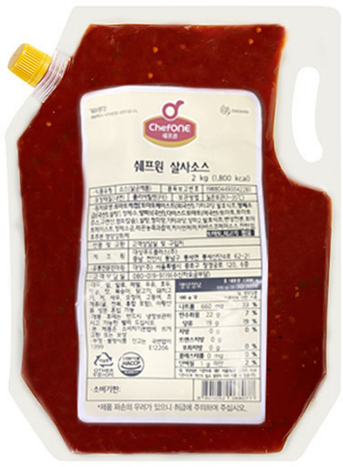 ChefONE 莎莎醬, 2公斤, 1個