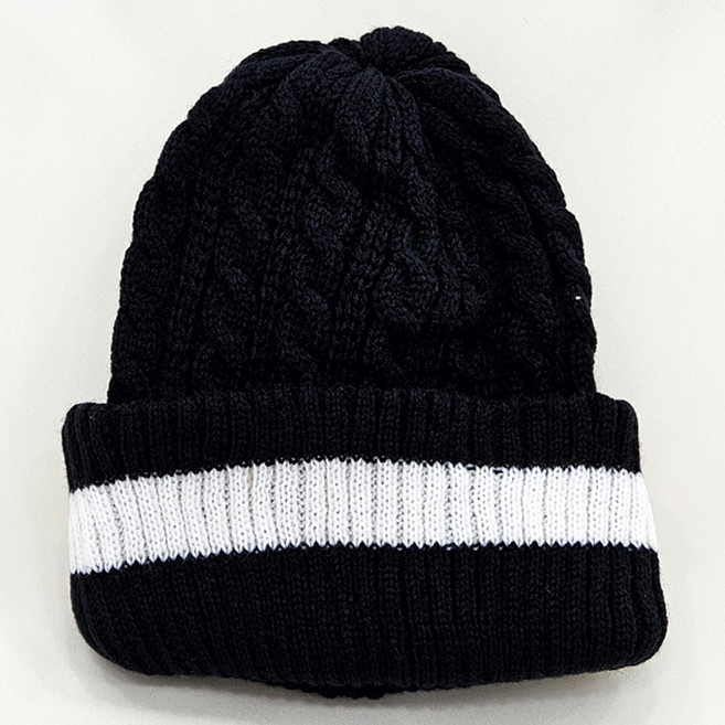 제이제이나인 스포티 단가라 꽈배기 니트 비니 DNW08