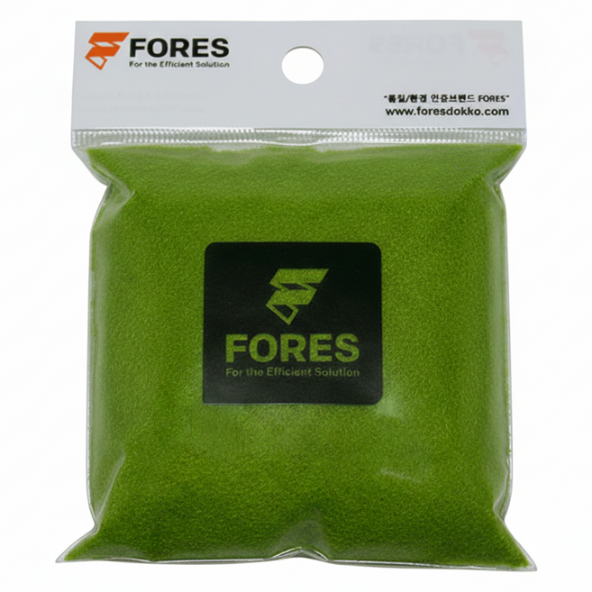 FORES 立體透視模型 建築造景材料 戶外草粉 3號, 淺綠色, 1包