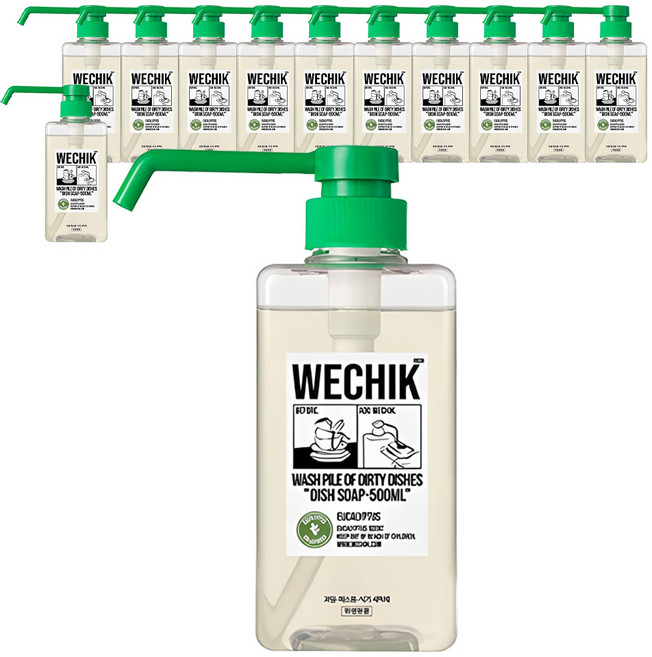 위칙 멀티플 주방세제, 500ml, 12개