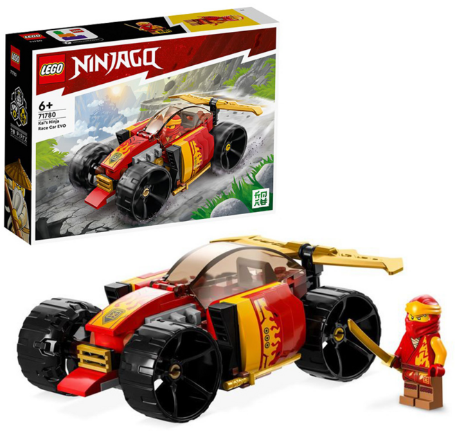 LEGO 71780 旋風忍者 赤地的忍者賽車 進化版, 混和顏色, 1盒