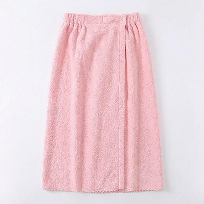 타이탄 여성용 벨크로 샤워가운 FREE, 라이트핑크, 1개