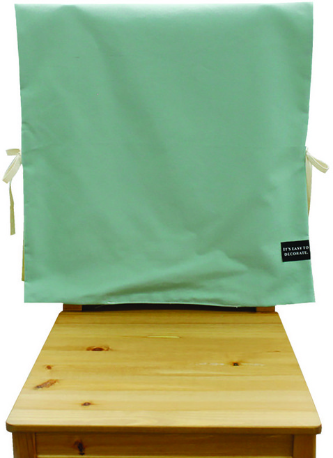 의자리폼 패브릭 심플 의자 등받이커버, 민트, 1개