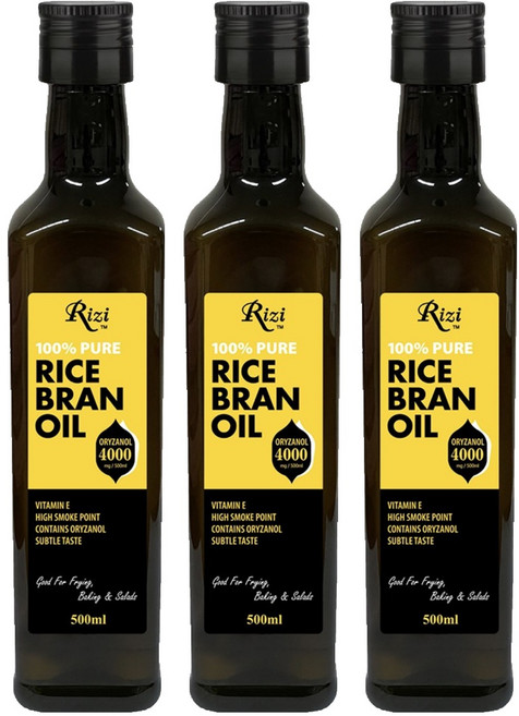 리지 100% PURE 현미유, 500ml, 3개