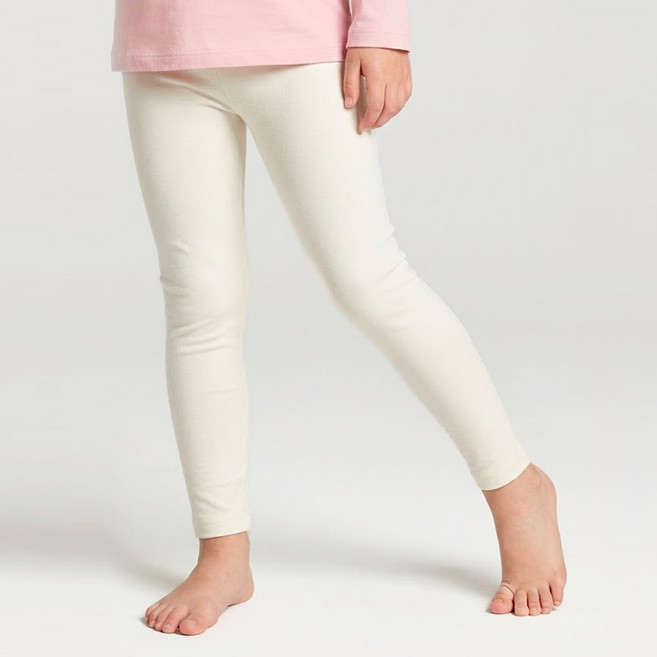 유니프랜드 아동용 베이직 40수 후라이스 스판 9부 레깅스