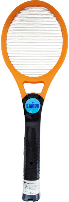 SAMPO 聲寶 電蚊拍, 黑色 + 橘色